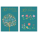 12pk Cards C50 Birthday Age 30 - Tiger Feet Ireland