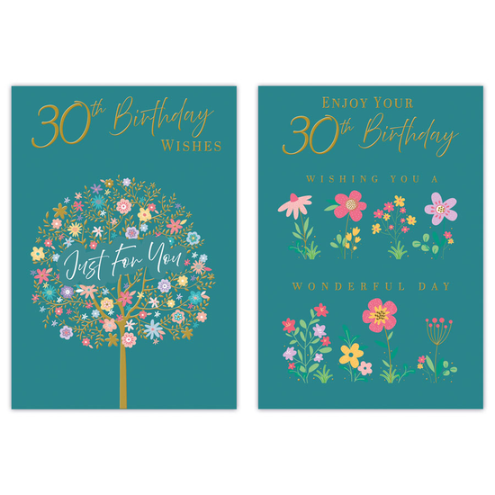 Poppyhill C50 Birthday Age 30 12pk