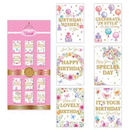 144pk (12x12) Assorted Cards C50 Birthday - Tiger Feet Ireland
