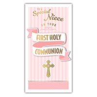 6pk Cards C55 Communion Niece - Tiger Feet Ireland
