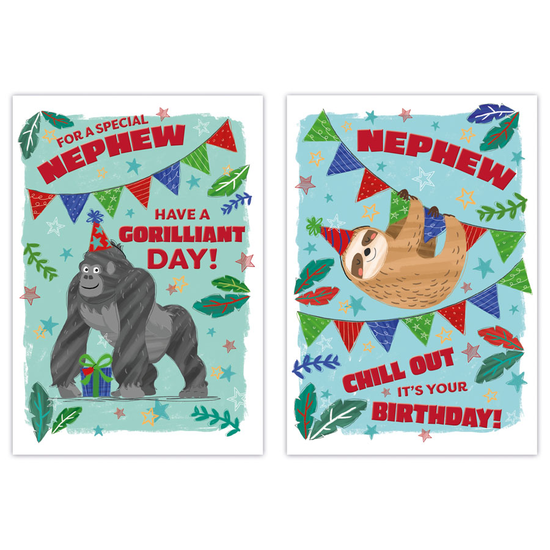 Poppyhill C50 Birthday Nephew 12pk