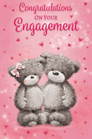 3D 6pk Cards C75 Birthday Engagement - Tiger Feet Ireland