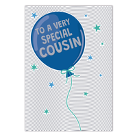 6pk Cards C50 Birthday Cousin - Tiger Feet Ireland