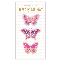 6pk Cards C55 Birthday Age 18 - Tiger Feet Ireland