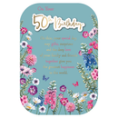 6pk Cards C90 Birthday Age 50 - Tiger Feet Ireland