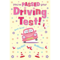 6pk Cards C50 Congratulations Driving Test - Tiger Feet Ireland