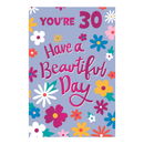 6pk Cards C75 Birthday Age 30 - Tiger Feet Ireland