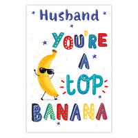 6pk Cards C75 Birthday Husband - Tiger Feet Ireland