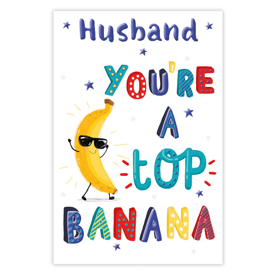 6pk Cards C75 Birthday Husband - Tiger Feet Ireland