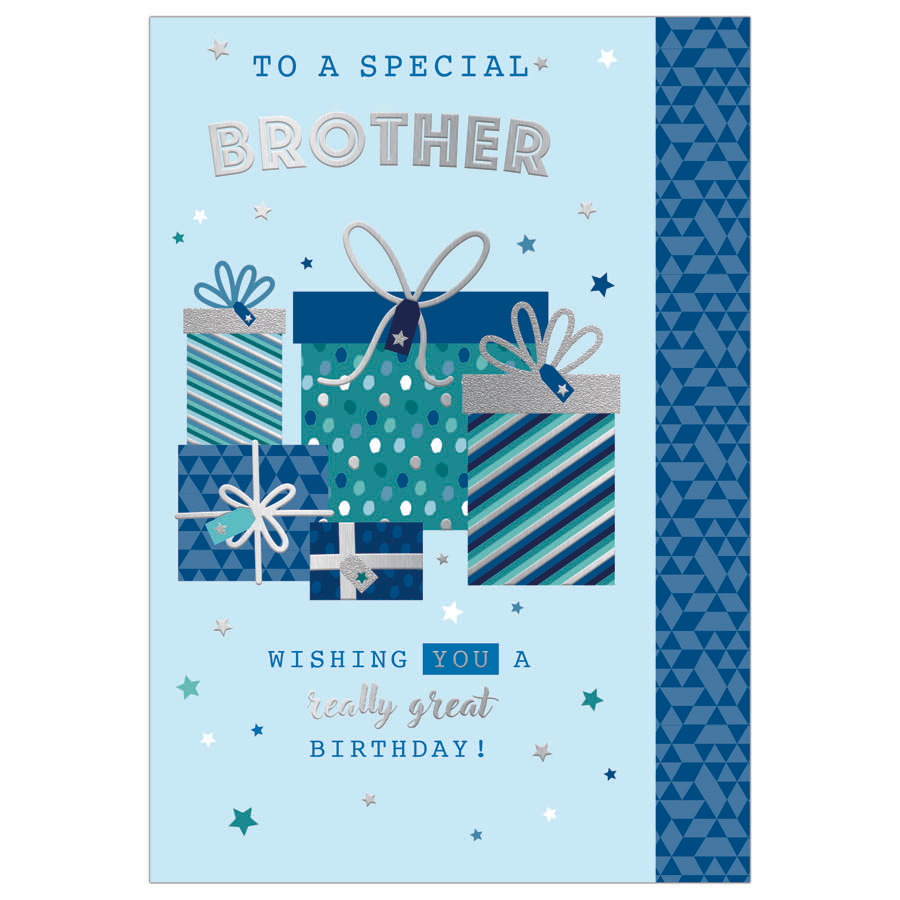 6pk Cards C50 Birthday Brother - Tiger Feet Ireland