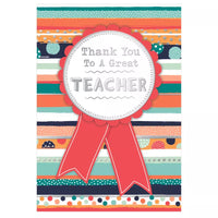 6pk Cards C50 Thank You Teacher - Tiger Feet Ireland