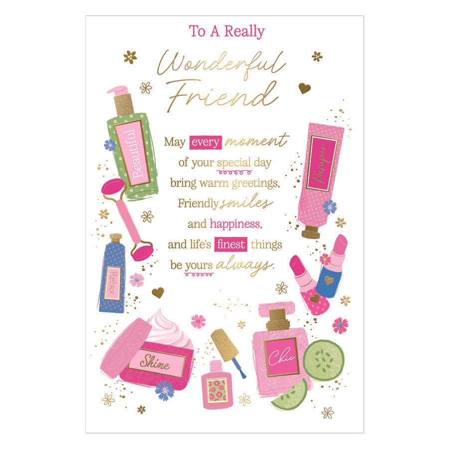 6pk Cards C75 Birthday Friend - Tiger Feet Ireland