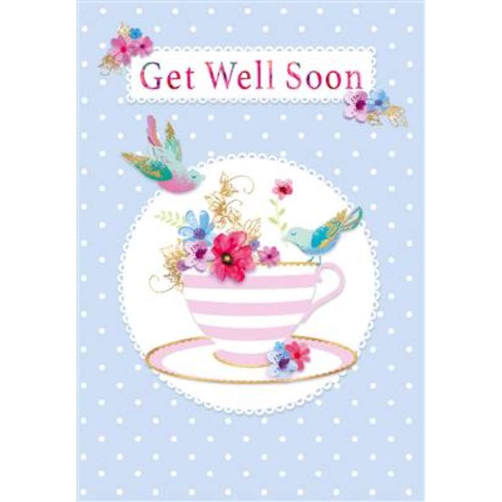 6pk Cards C50 Get Well - Tiger Feet Ireland