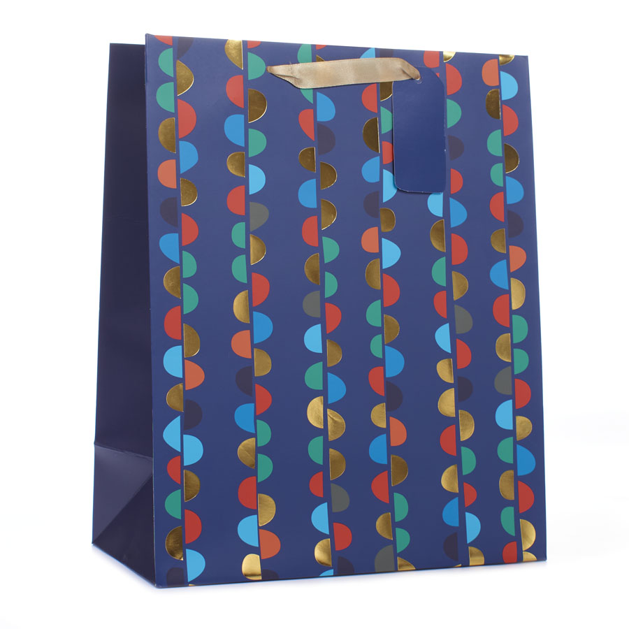 6pk Medium Portrait Gift Bags Pattern - Tiger Feet Ireland
