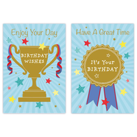 12pk Cards C50 Birthday Open - Tiger Feet Ireland
