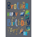 6pk Cards C75 Birthday Brother - Tiger Feet Ireland