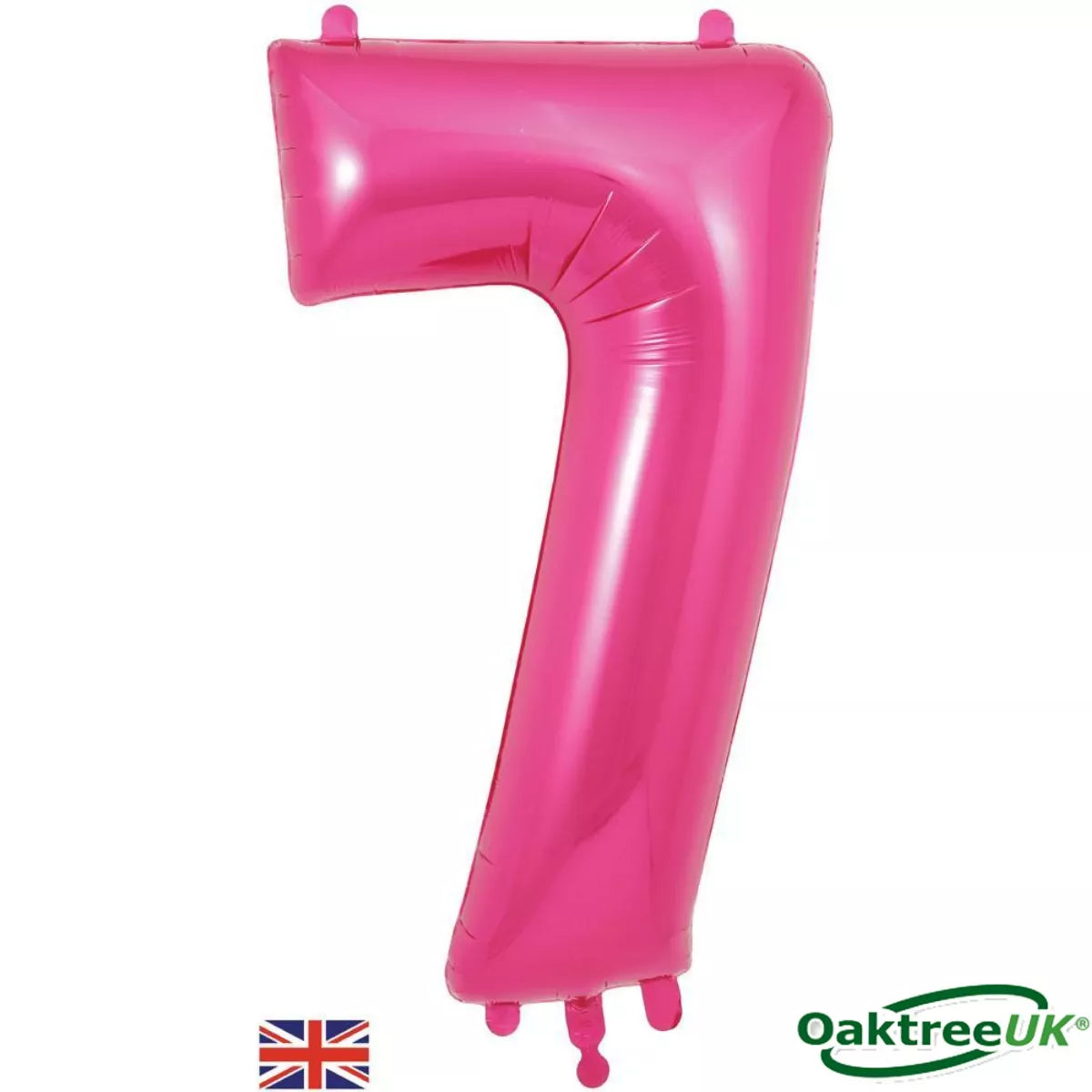 Foil Balloon 34" Big Number Pink - Tiger Feet Ireland