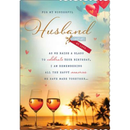 6pk Cards C75 Birthday Husband - Tiger Feet Ireland