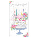 6pk Cards C55 Birthday Sister - Tiger Feet Ireland