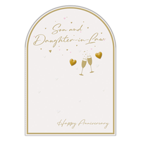 6pk Cards C50 Son & Daughter-In-Law Anniversary - Tiger Feet Ireland