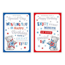 12pk Cards C50 Birthday Open - Tiger Feet Ireland