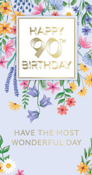 6pk Cards C55 Birthday Age 90 - Tiger Feet Ireland