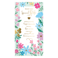 6pk Cards C55 Birthday Wife - Tiger Feet Ireland