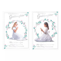 12pk Cards C50 Communion Goddaughter - Tiger Feet Ireland
