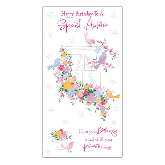 Prelude 6 Pack Cards C55 Birthday Auntie