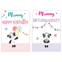 12pk Cards C50 Birthday Mummy - Tiger Feet Ireland