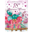 6pk Cards C75 Birthday Age 18 - Tiger Feet Ireland