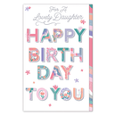 6pk Cards C375 Birthday Daughter - Tiger Feet Ireland