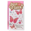 6pk Cards C55 Birthday Niece - Tiger Feet Ireland