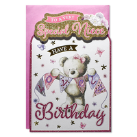 6pk Cards C75 Birthday Niece - Tiger Feet Ireland