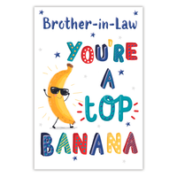 6pk Cards C75 Birthday Brother-In-Law - Tiger Feet Ireland