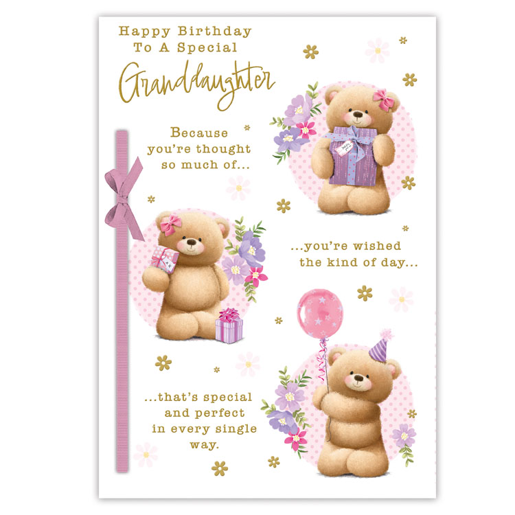 6pk Cards C90 Birthday Granddaughter - Tiger Feet Ireland
