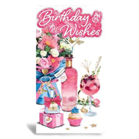6pk Cards C55 Birthday Open - Tiger Feet Ireland