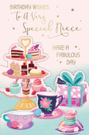6pk Cards C75 Birthday Niece - Tiger Feet Ireland