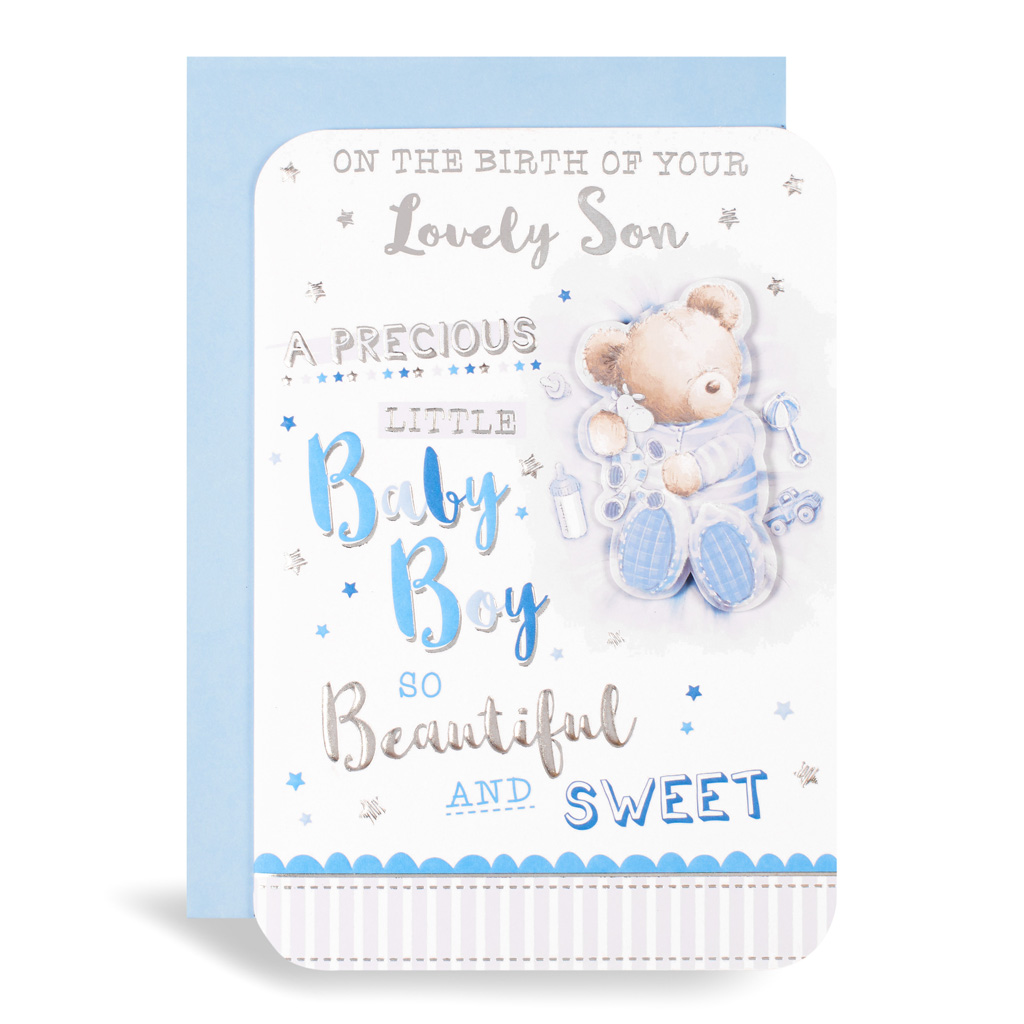 6pk Cards C90 Birth Congratulations - Tiger Feet Ireland
