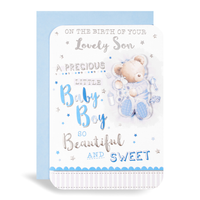 6pk Cards C90 Birth Congratulations - Tiger Feet Ireland