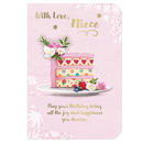 6pk Cards C50 Birthday Niece - Tiger Feet Ireland