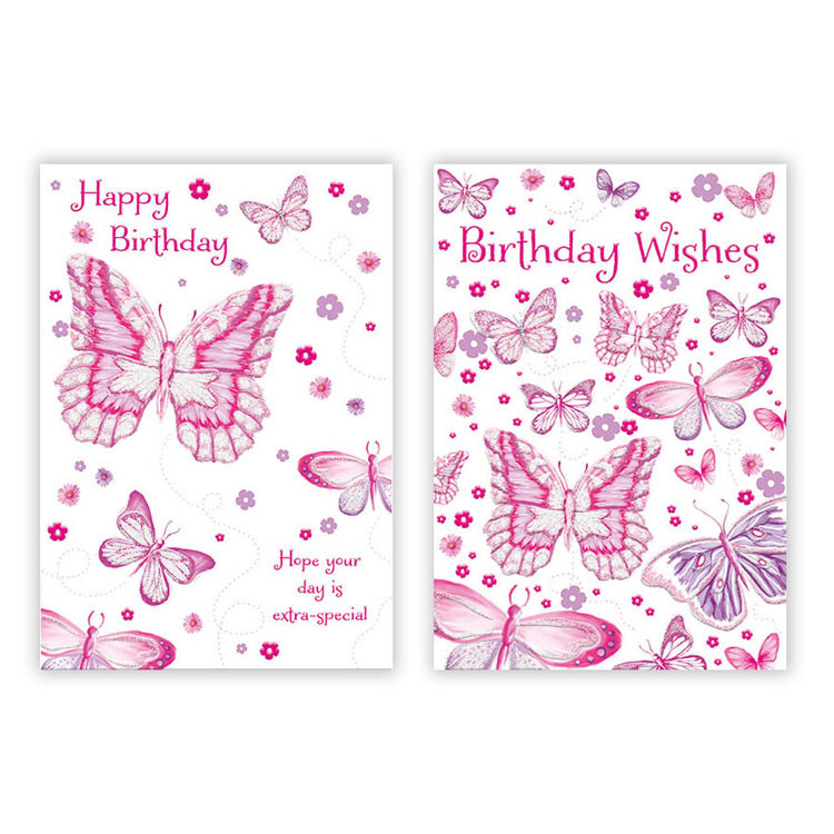 12pk Cards C50 Birthday Open - Tiger Feet Ireland