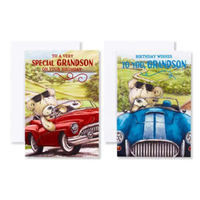12pk Cards C50 Birthday Grandson - Tiger Feet Ireland