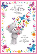 Simon Elvin 6 Pack Cards C50 Birthday Sister - Tiger Feet Ireland