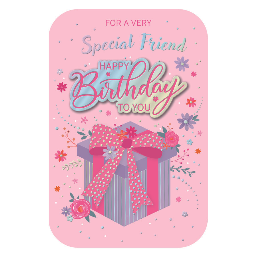 6pk Cards C75 Birthday Friend - Tiger Feet Ireland