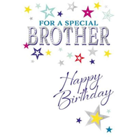 6pk Cards C50 Birthday Brother - Tiger Feet Ireland