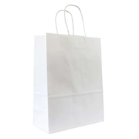 50pk Kraft Bag 180x80x240mm White - Tiger Feet Ireland