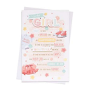 6pk Cards C75 Birth Congratulations - Tiger Feet Ireland