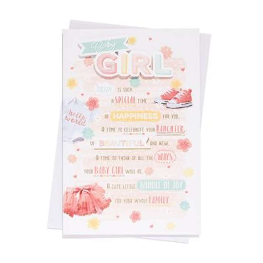 6pk Cards C75 Birth Congratulations - Tiger Feet Ireland