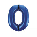 Foil Balloon 34" Big Number Blue - Tiger Feet Ireland